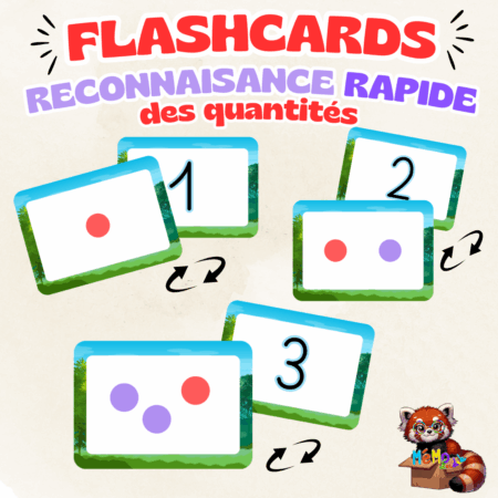 RECONNAISSANCE RAPIDE DES QUANTITÉS (64 FLASHCARDS)
